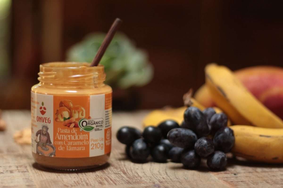 Pasta de Amendoim com caramelo de tâmara (Orgânico) - Vidro 210g - Imagem 3