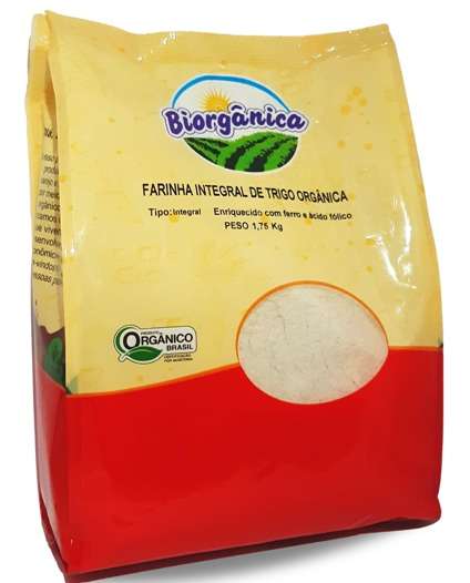 Farinha de Trigo Orgânica Integral 1,75kg