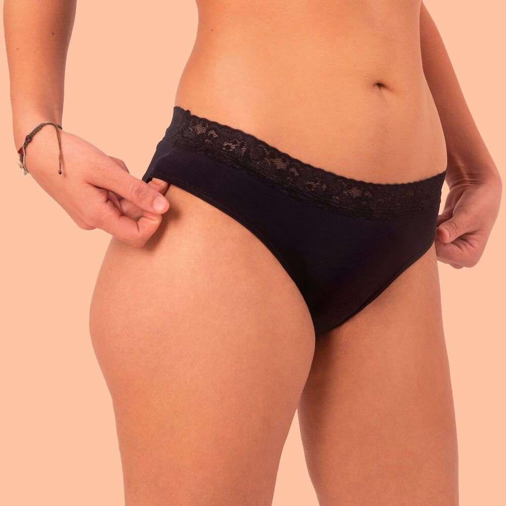 Calcinha Absorvente - Preta