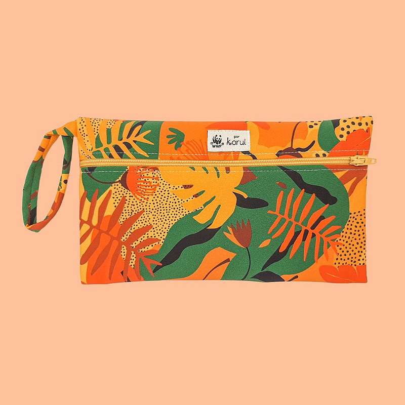 Bolsa Impermeável WWF-Brasil pequena (20x11cm) - Mata Atlântica