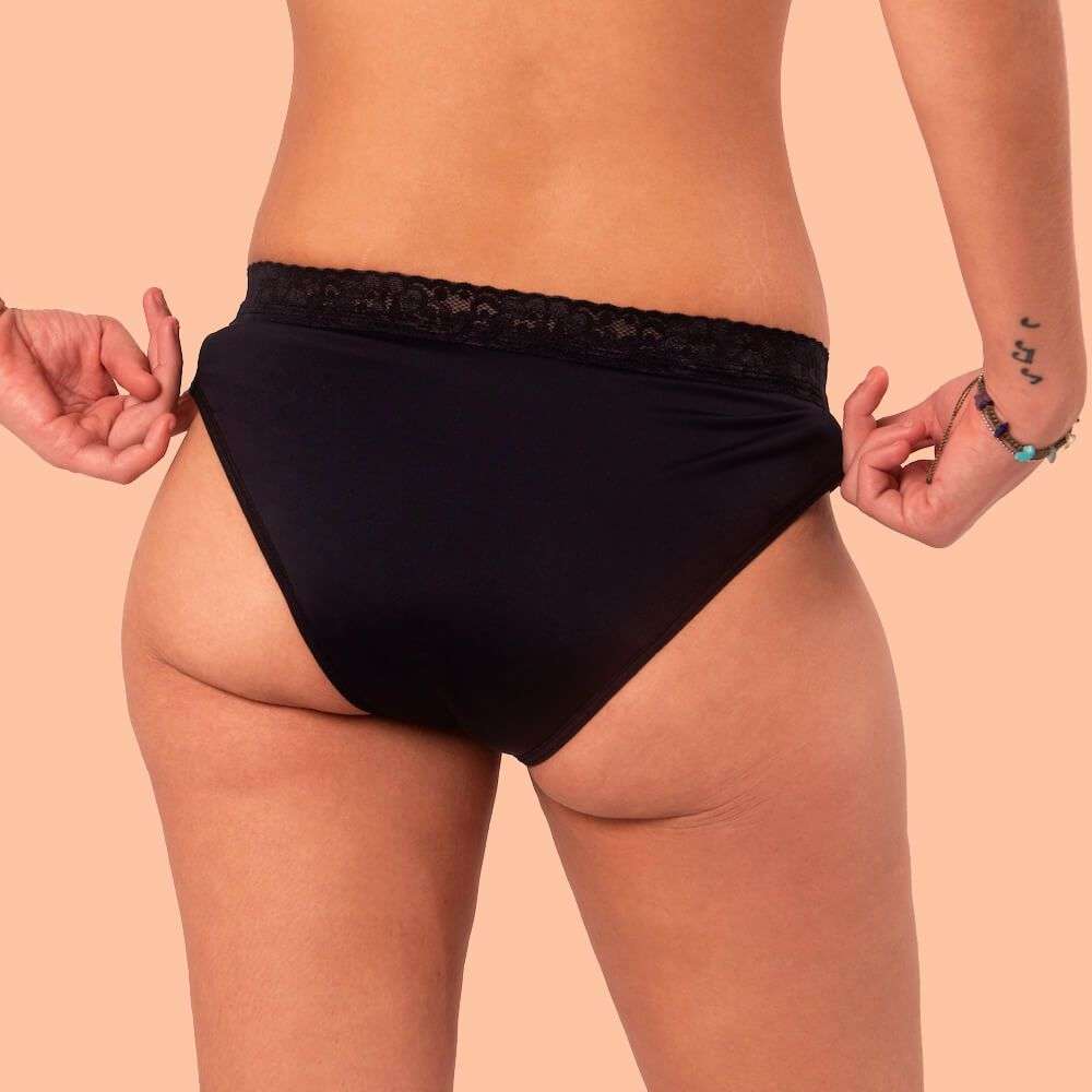 Calcinha Absorvente - Preta - Imagem 8