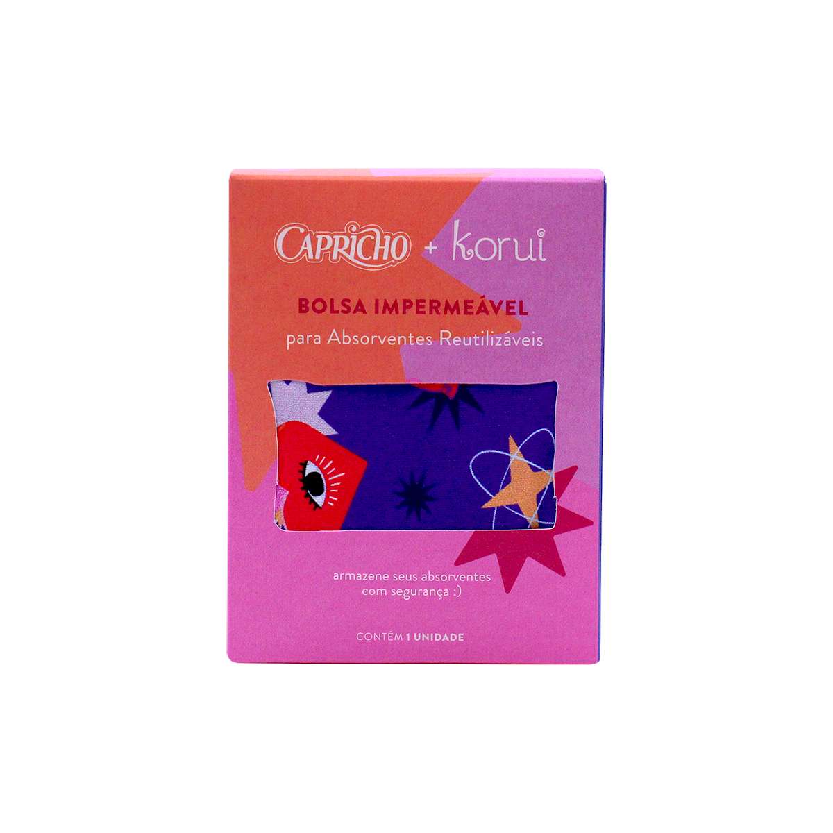 Bolsa Impermeável Capricho Primeiros Ciclos pequena (20x11cm) - Flora - Imagem 5